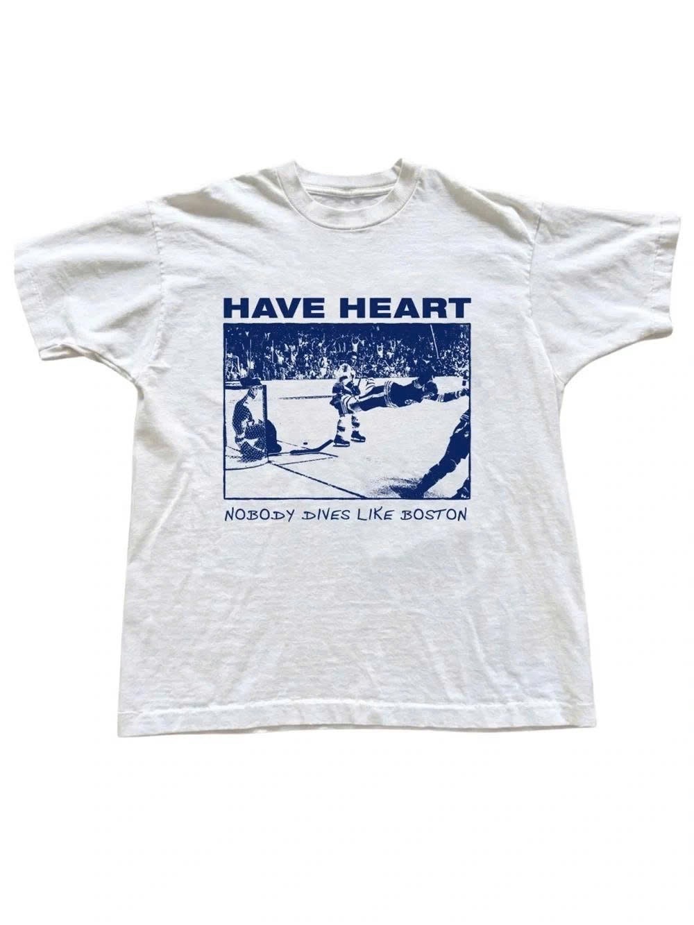 Have Heart 'Nobody Dines Like Boston' White Graphic T-Shirt